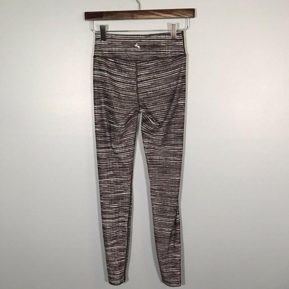 JoyLab Women's Leggings XS Extra Small Striped Bla - Picture 6 of 11